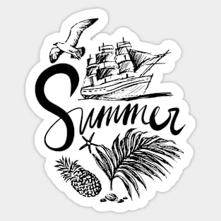 Happy Summer Sticker